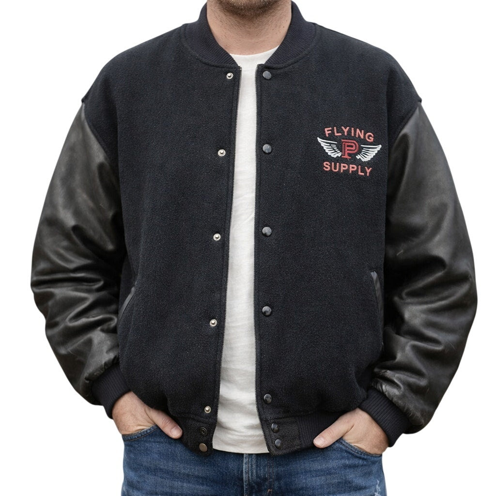 Mens 80s Bomber Jacket