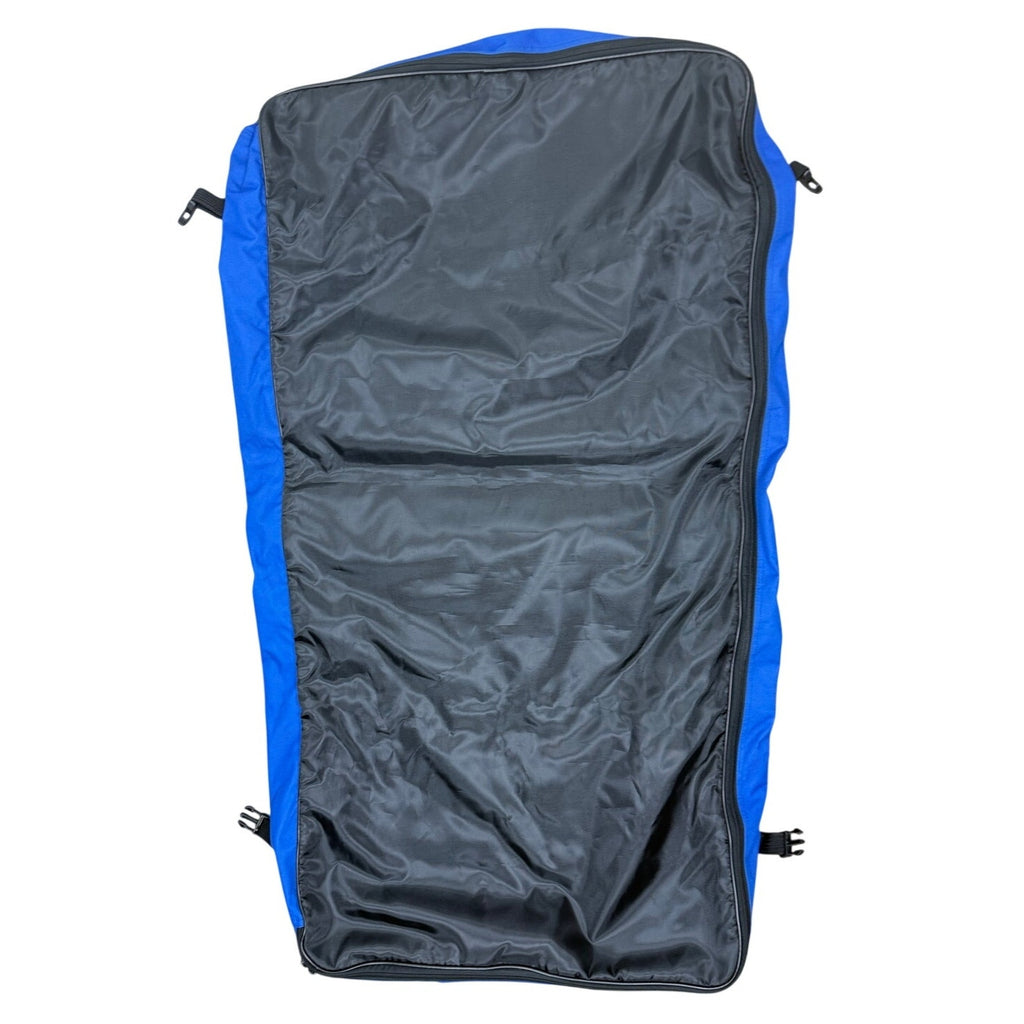 Vintage 2000 Blue Foldable Travel Garment Bag Suit Carrier Luggage Organizer