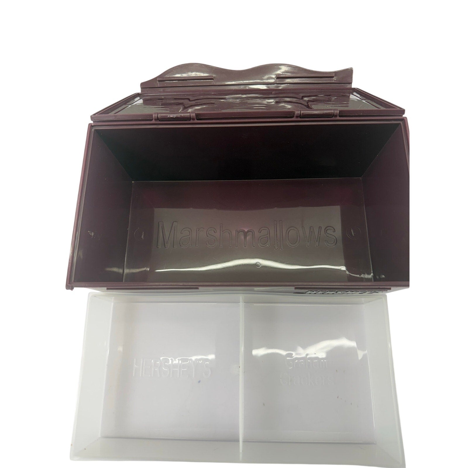 Hershey’s S’mores Storage Container Divided Candy Box Brown