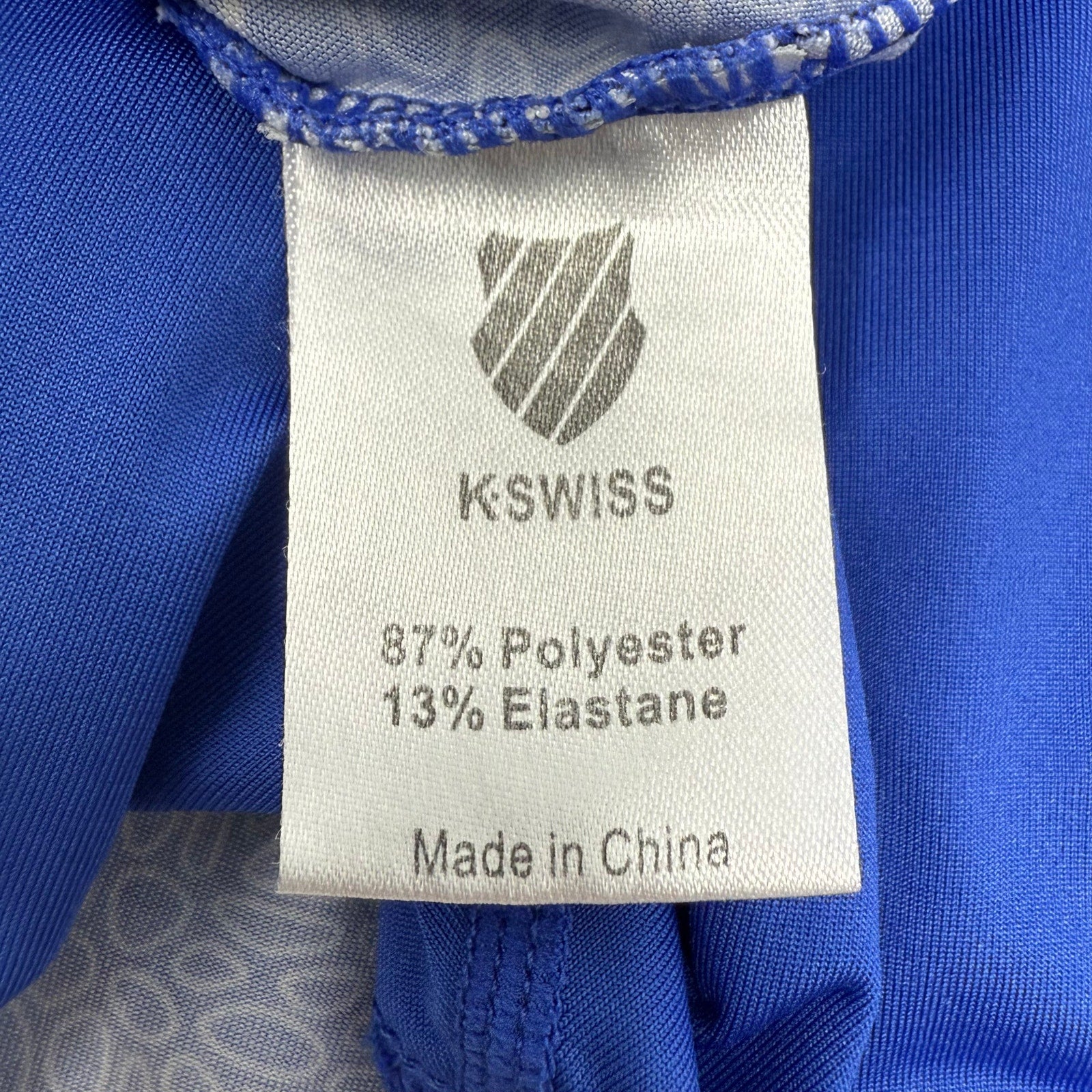 Vintage 2000s K-Swiss Tennis Golf Skirt Skort Built in Shorts Activewear Blue Women's Large