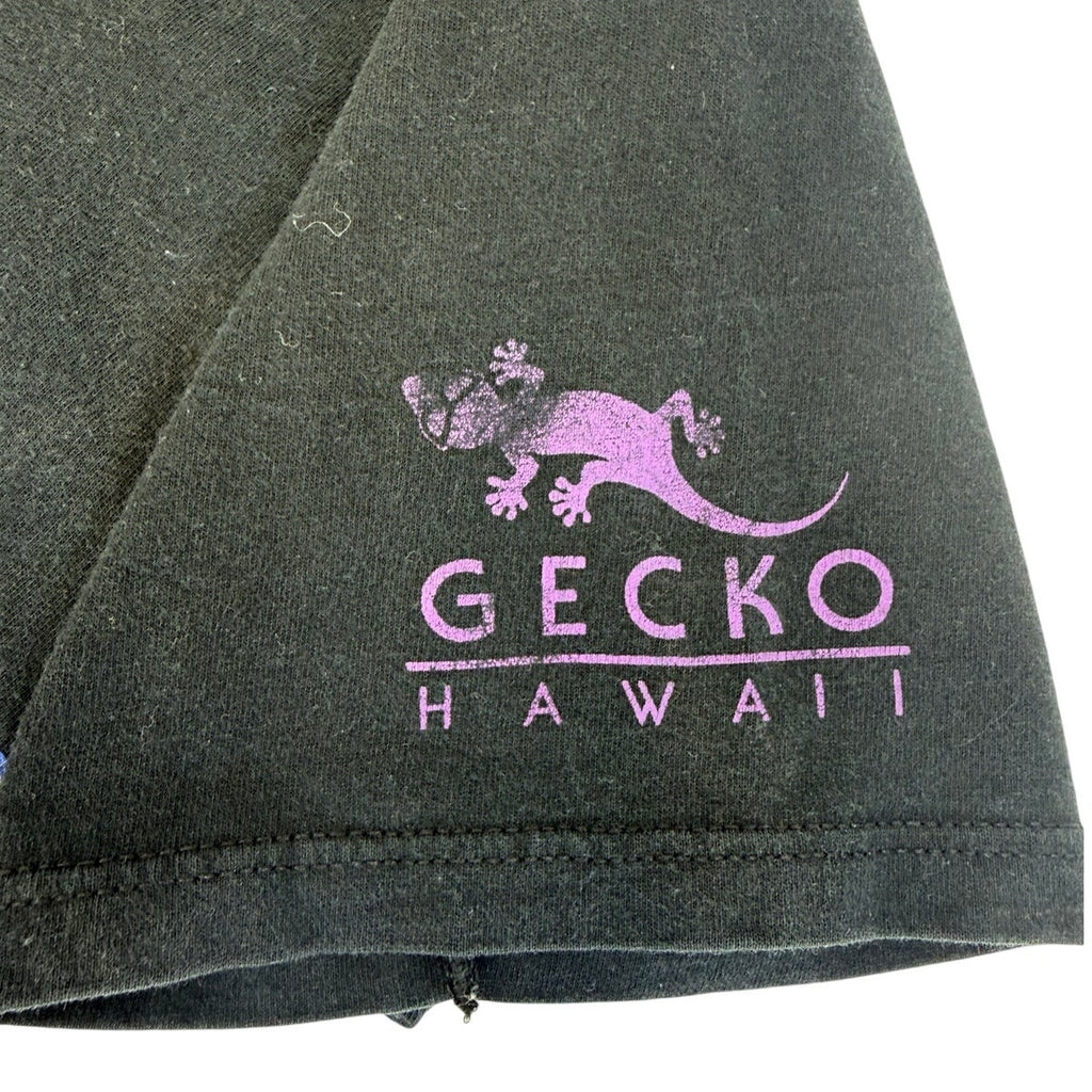 Vintage Gecko Hawaii Graphic T Shirt USA Made Surf Skate Men's Medium