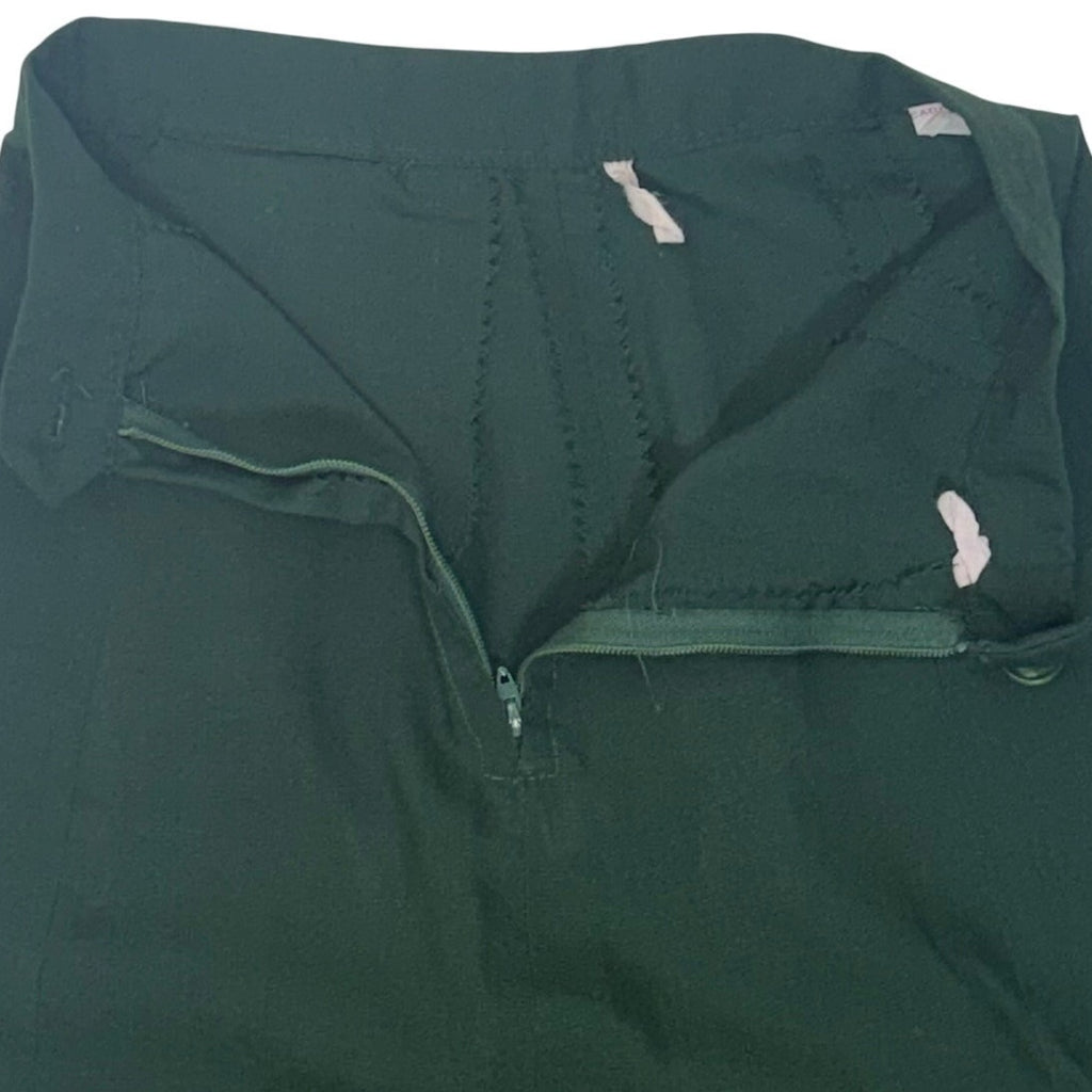 Vintage 1960s Cadette Girl Scout Green Uniform A-Line Skirt Youth 20 Waist