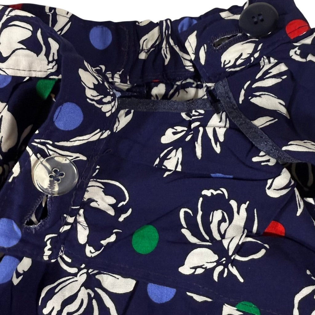 Vintage 80s Women's 6 Pendleton Miss Sophisticates Floral Polka Dot Skirt