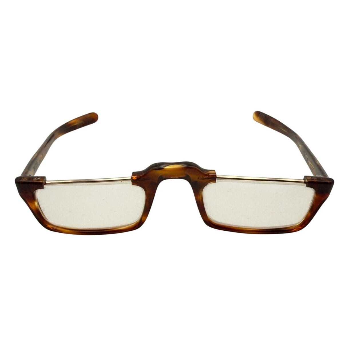 Vintage Safilo Dante Eyeglass Frames Brown Tortoise Italy 5 3/4 Unisex
