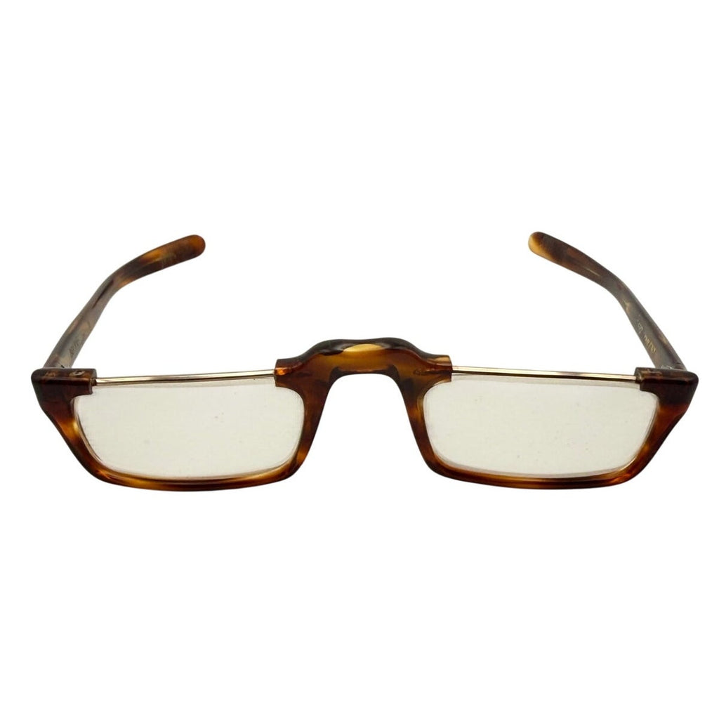 Vintage Safilo Dante Eyeglass Frames Brown Tortoise Italy 5 3/4 Unisex