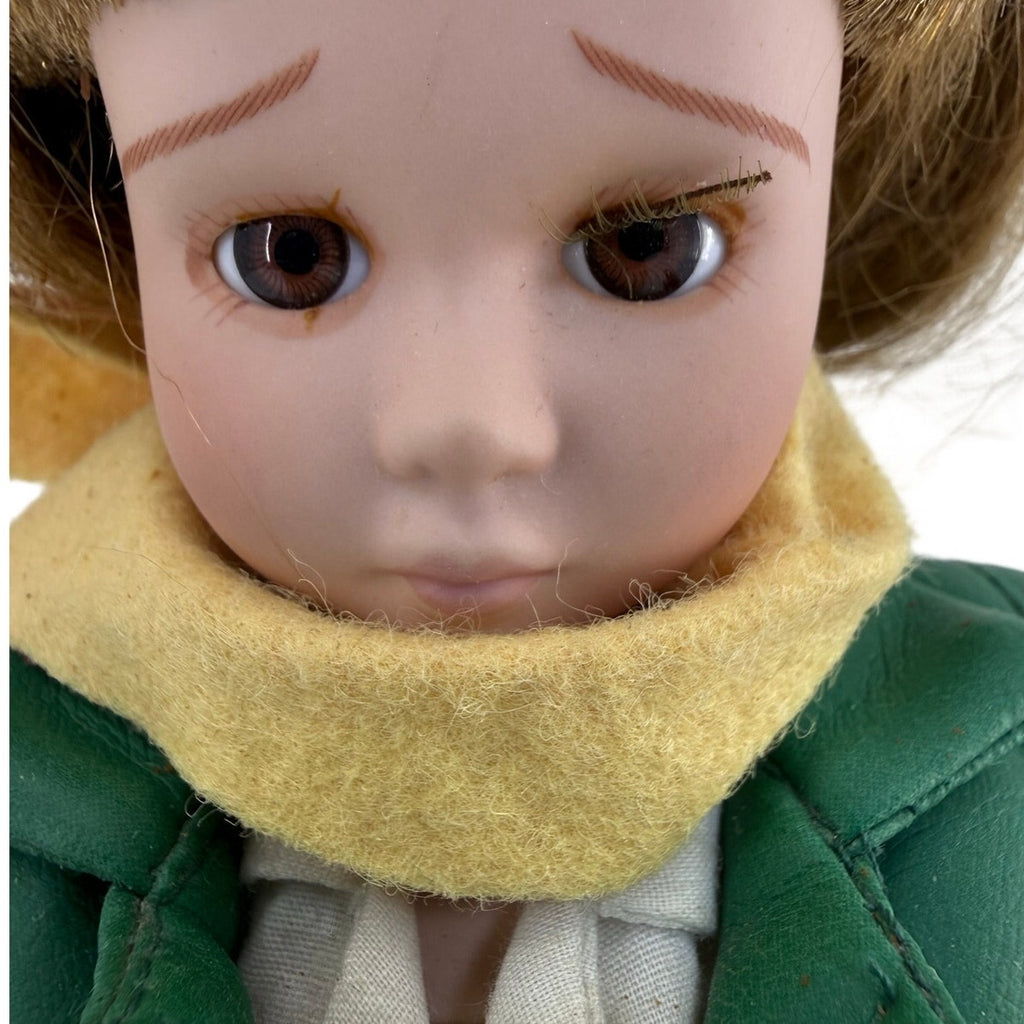 Danbury Mint Norman Rockwell Little Girl Porcelain Doll 11" w Stand