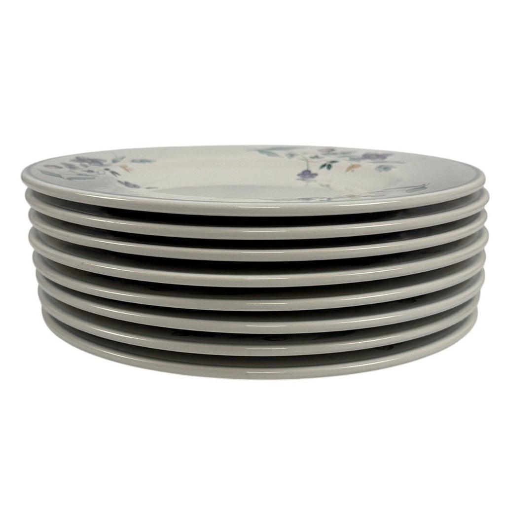 Vintage 90s Pfaltzgraff April Floral Salad Dessert Plates Set of 8