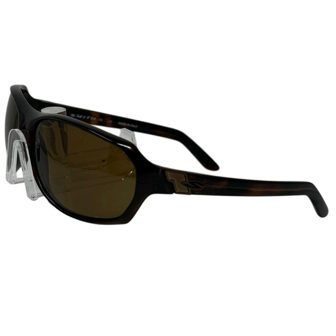 Vintage 00's Men's Smith Capital Techlite Sunglasses Tortoise Brown Wrap 65-14-125 Italy