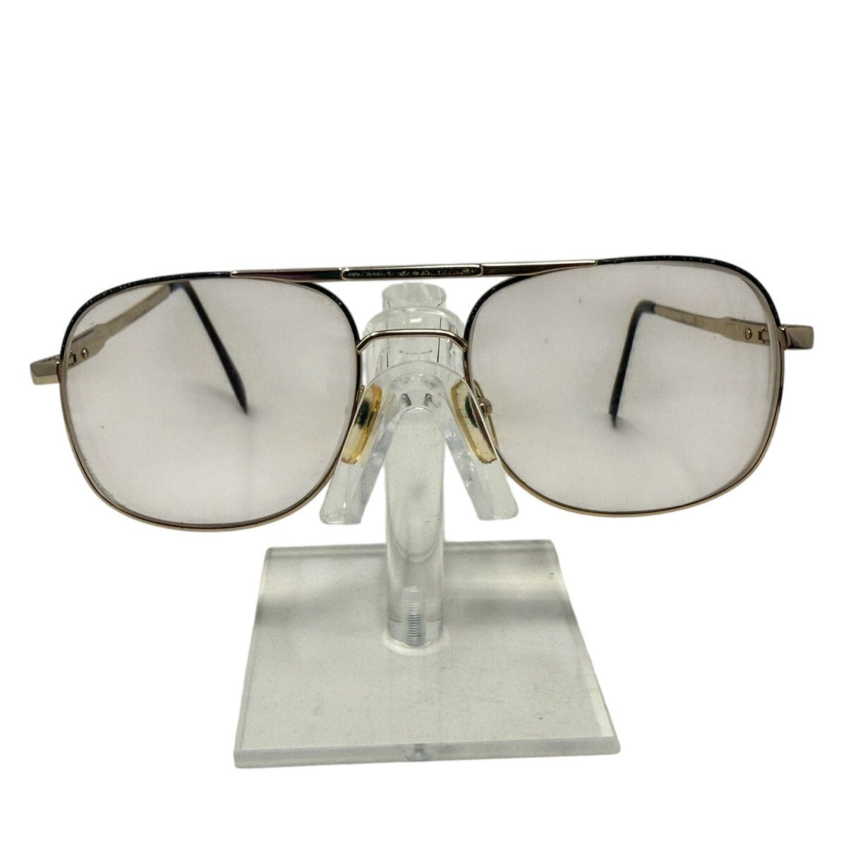 Vintage 1980 Men's Frames Looking Glass 8019 Aviator Eyeglass Frames Korea 56-18
