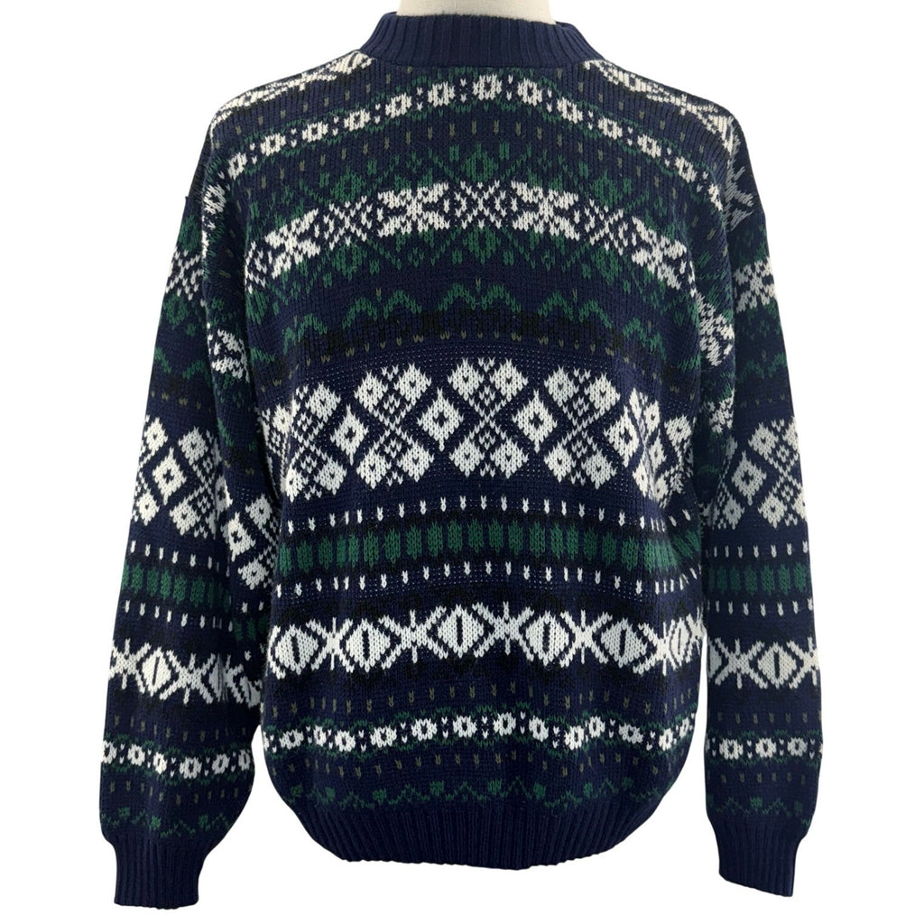 Mens 90s Fair Isle Sweater