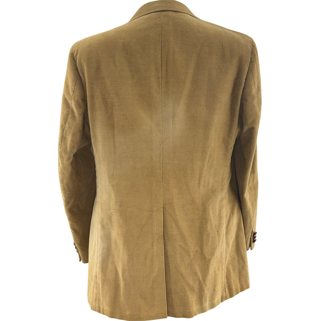 Vintage 80s Men's Medium Caramel Brown Blazer Woods 40R