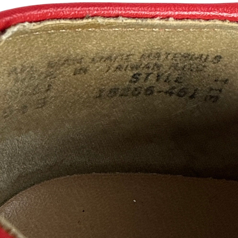 Vintage 70s Sears The Shoe Place Red White Saddle Oxford Shoes Women’s 5.5