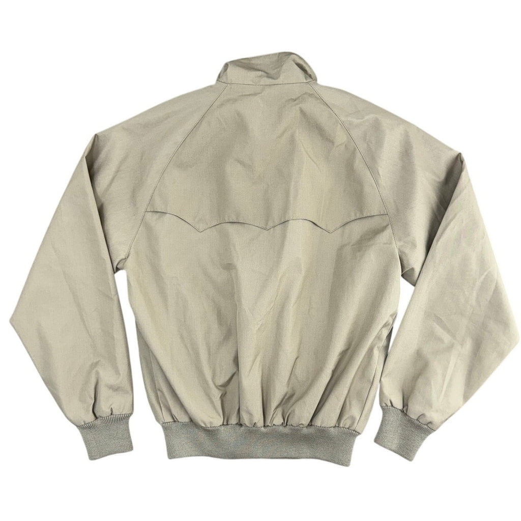 Vintage 90s Lands' End Women's Small Bomber Jacket Tan Plaid Lined Zip Front