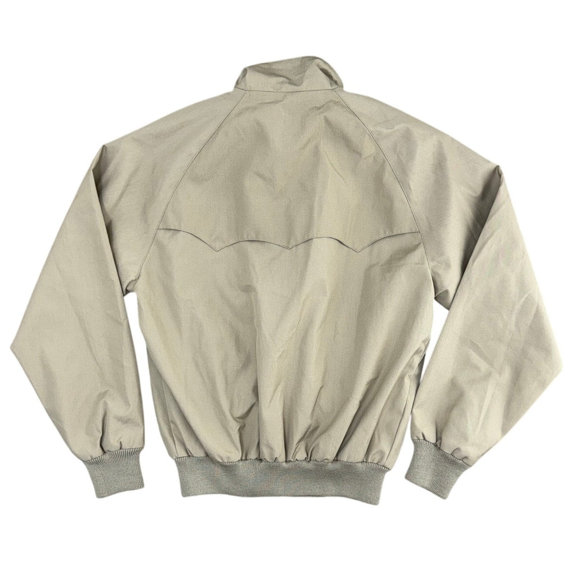 Vintage 90s Lands' End Women's Small Bomber Jacket Tan Plaid Lined Zip Front